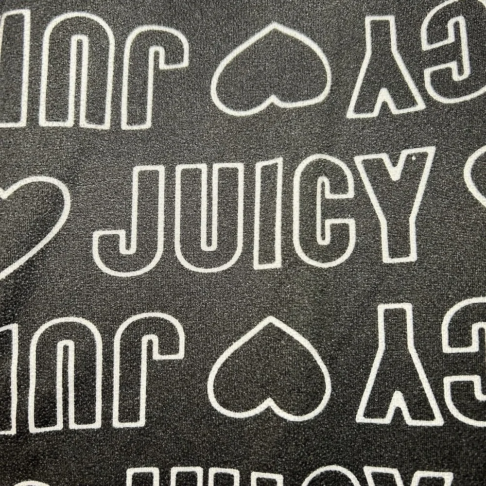 Juicy Couture Womens Black Logo Pajama Bottoms PJ Lounge Pants Sleepwear Size XL